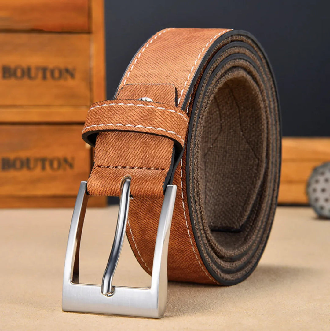Vintage-Inspired Classic Leather Belt Artisio