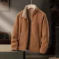 Men's Sherpa-Lined Fleece Jacket