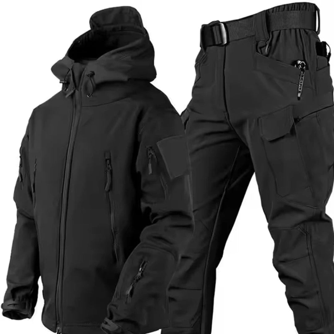 Winter Waterproof Tactical Jackets Sets Men Outdoor Soft Shell Hiking Hunting Jacket Suit Fleece Cargo Pant Tracksuits Artisio