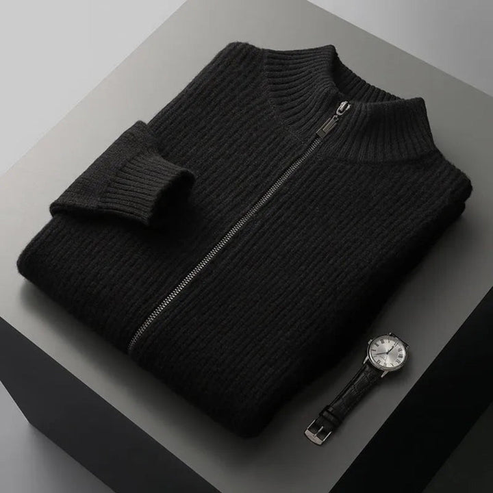 Watson Full-Zip Wool Sweater Artisio