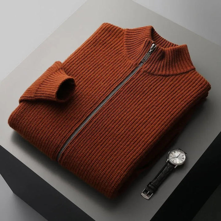 Watson Full-Zip Wool Sweater Artisio