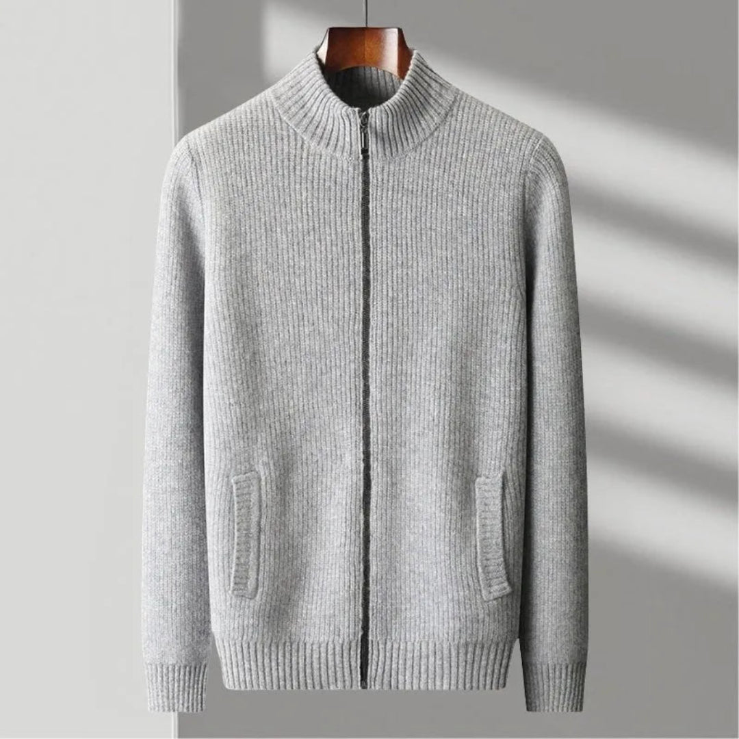 Watson Full-Zip Wool Sweater Artisio