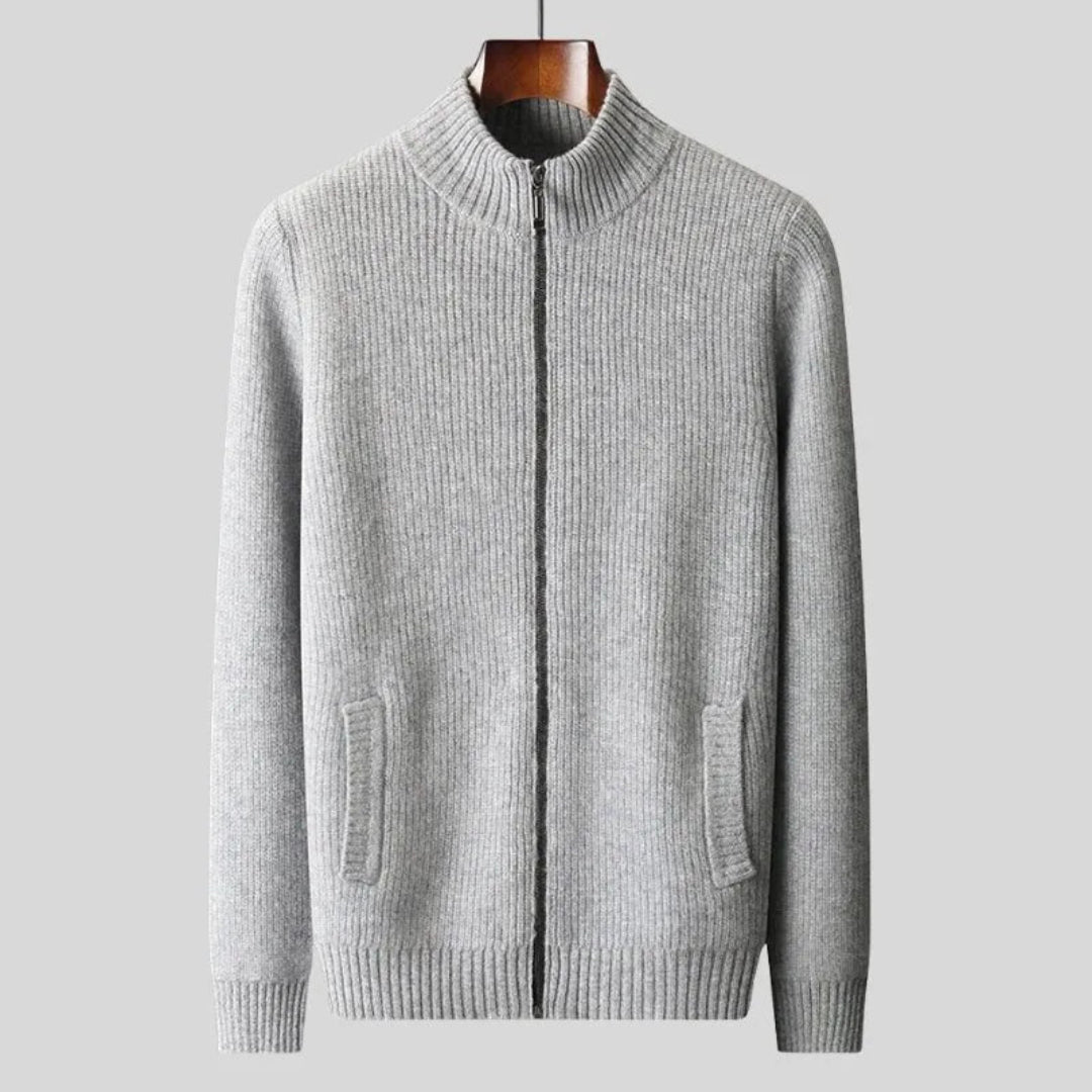 Watson Full-Zip Wool Sweater Artisio