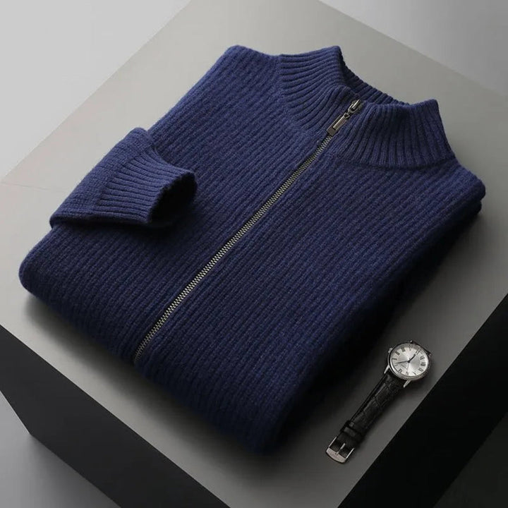 Watson Full-Zip Wool Sweater Artisio