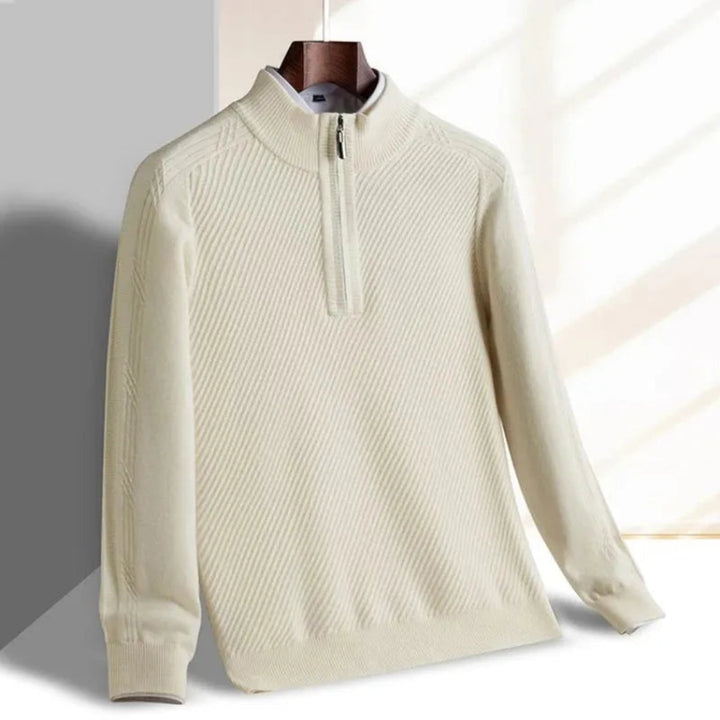 Wellington Half-Zip Knit Sweater