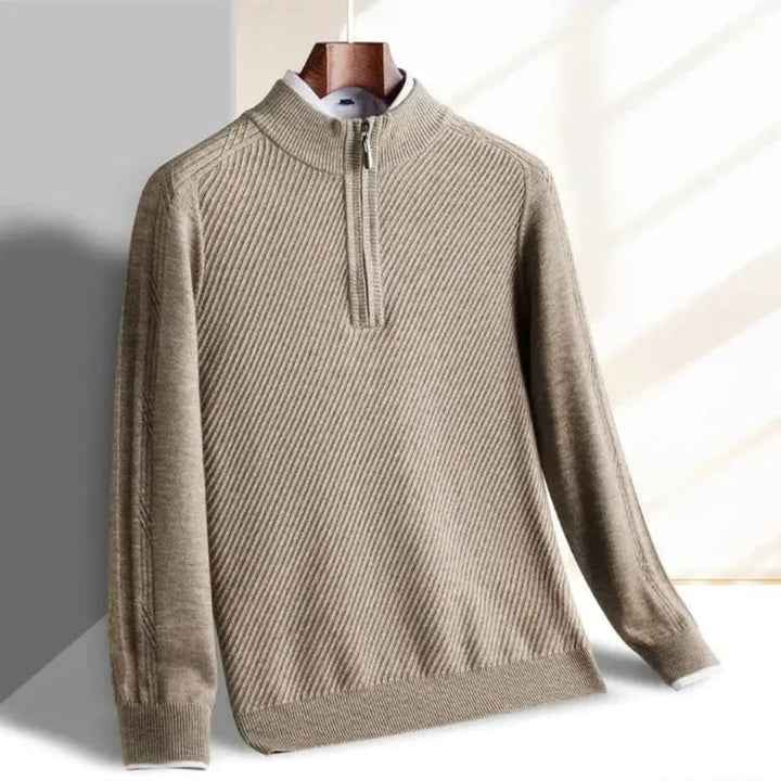 Wellington Half-Zip Knit Sweater