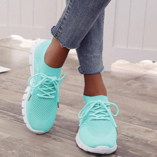 Women Breathable Knit Sneakers Artisio