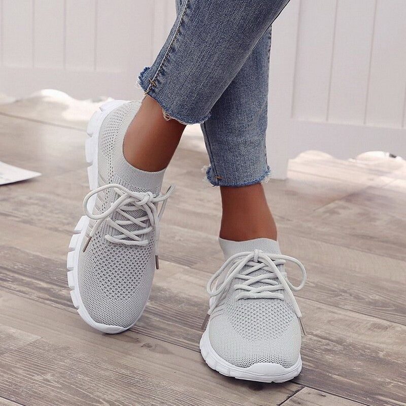 Women Breathable Knit Sneakers Artisio