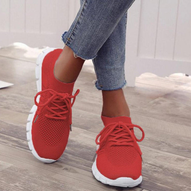 Women Breathable Knit Sneakers Artisio