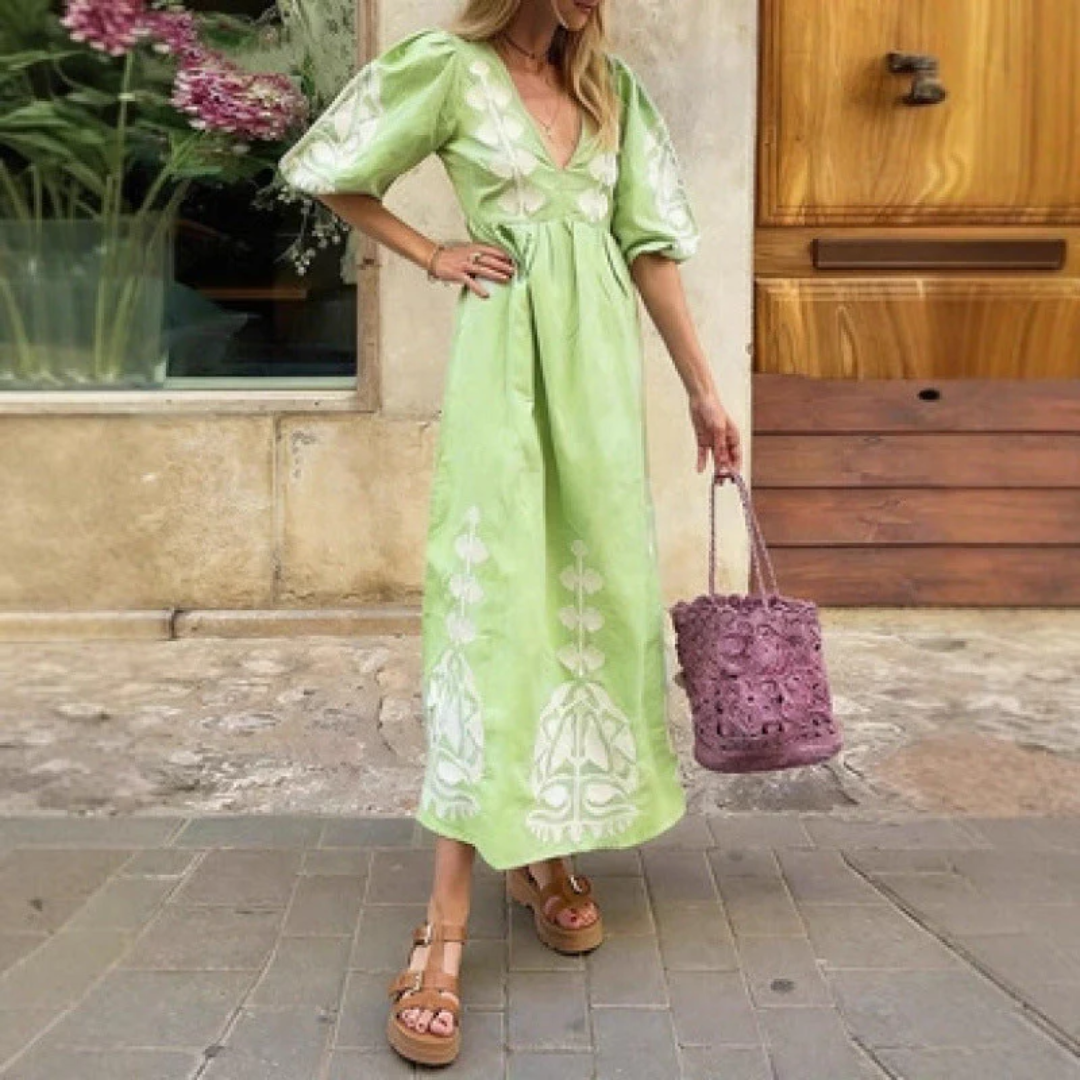 Women Breezy Summer Maxi Dress Artisio