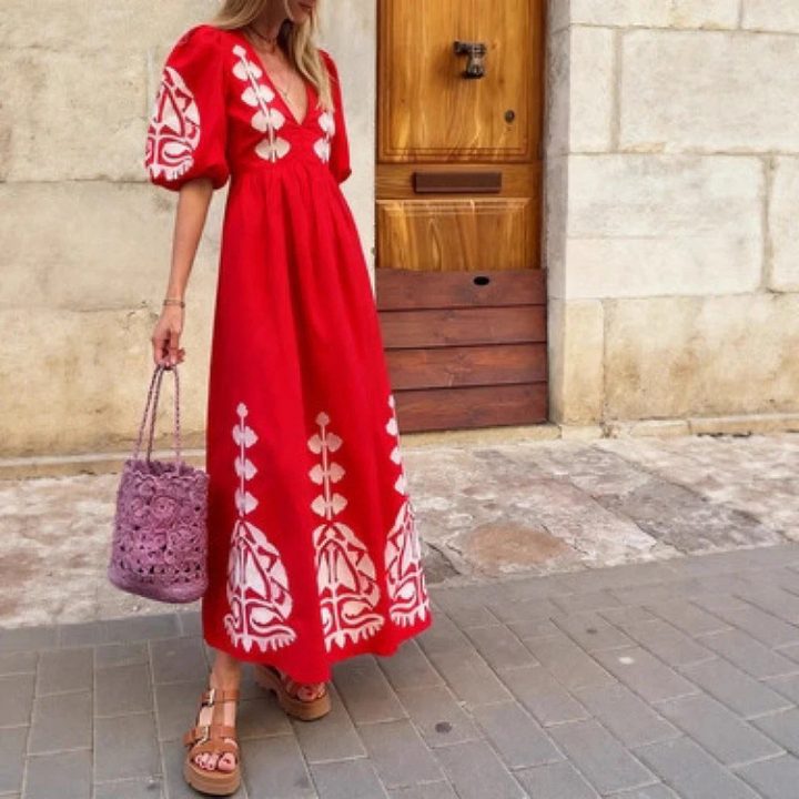 Women Breezy Summer Maxi Dress Artisio