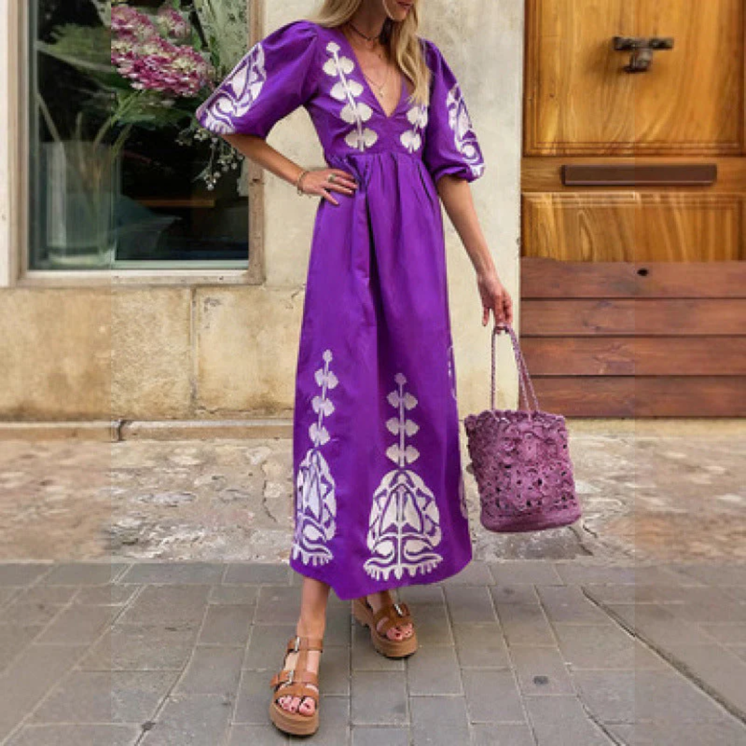 Women Breezy Summer Maxi Dress Artisio