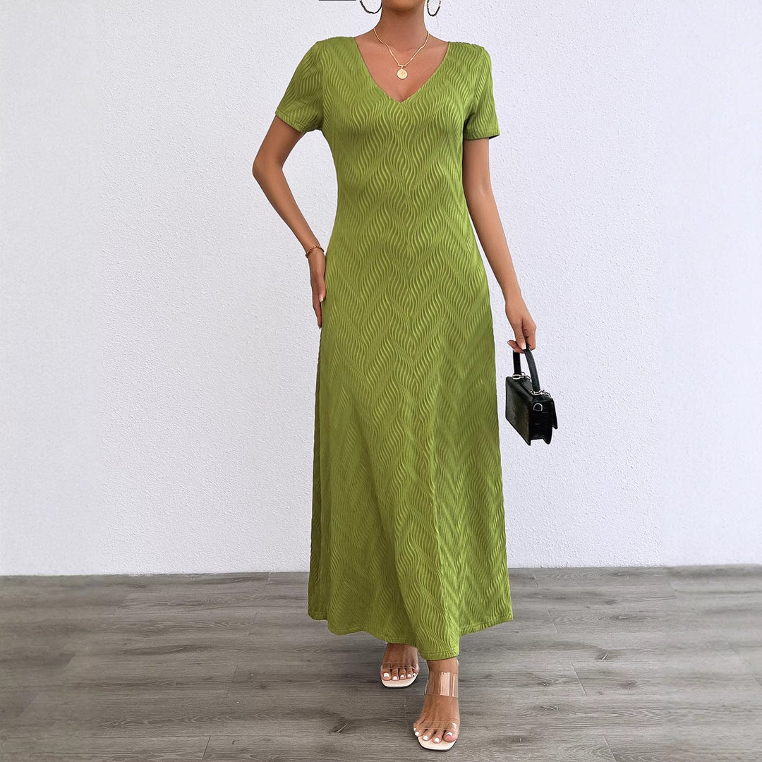 Women Chic Basic Ribbed Dress Artisio