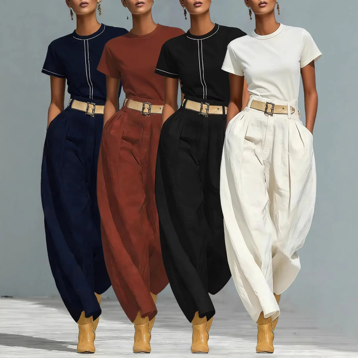 Women Classic Belted Set Artisio
