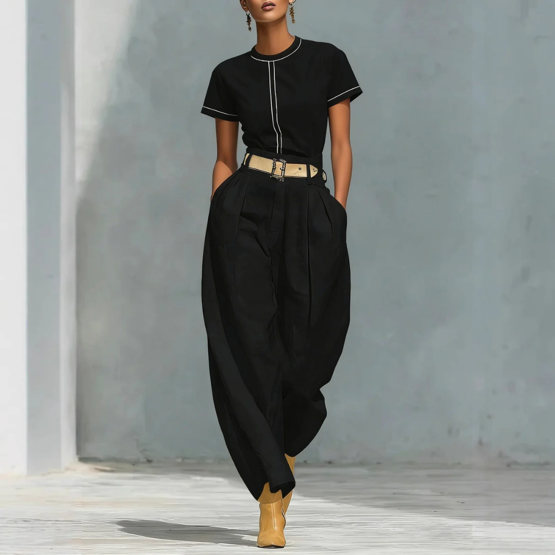 Women Classic Belted Set Artisio