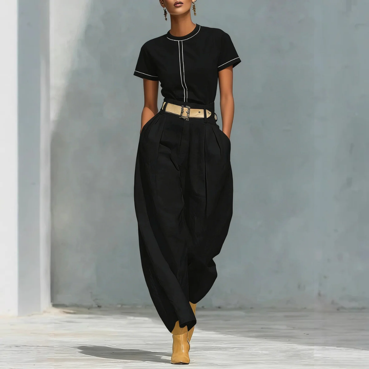 Women Classic Belted Set Artisio