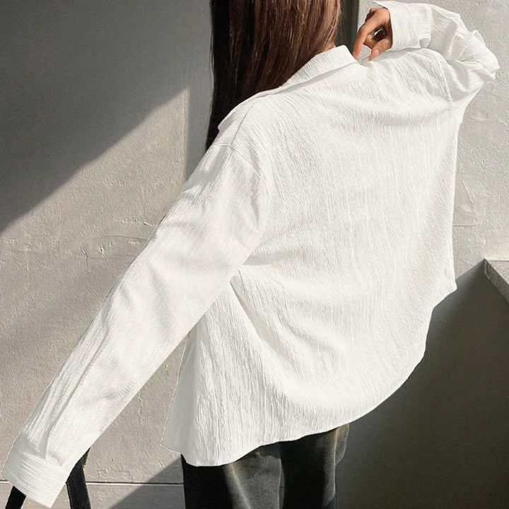Women Classic Button Down Shirt Artisio