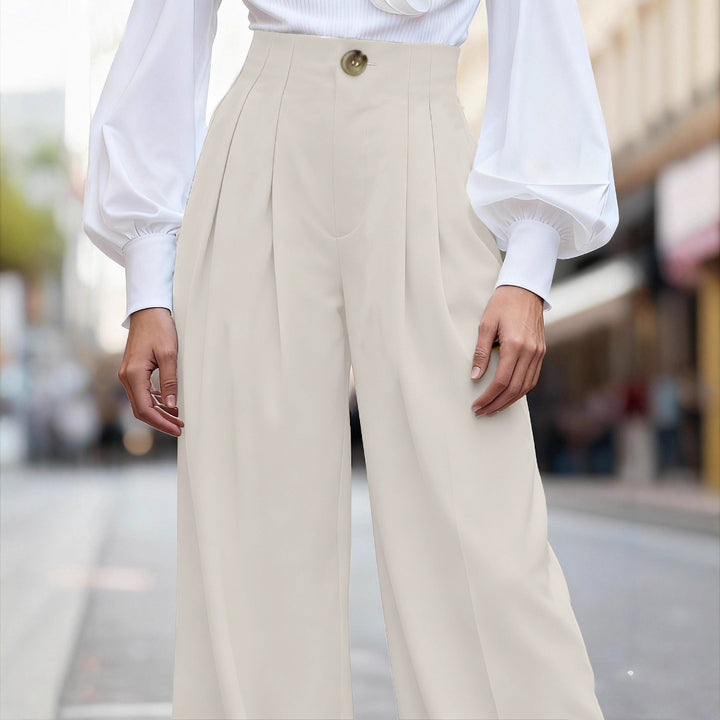 Women Classic High Waist Pants Artisio