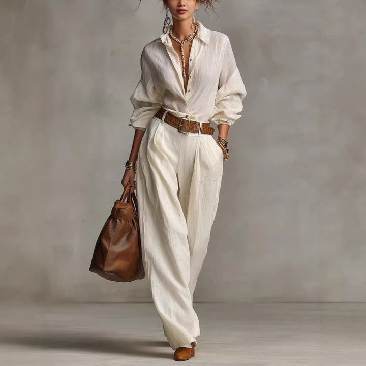 Women Classic Linen Co Ord Artisio