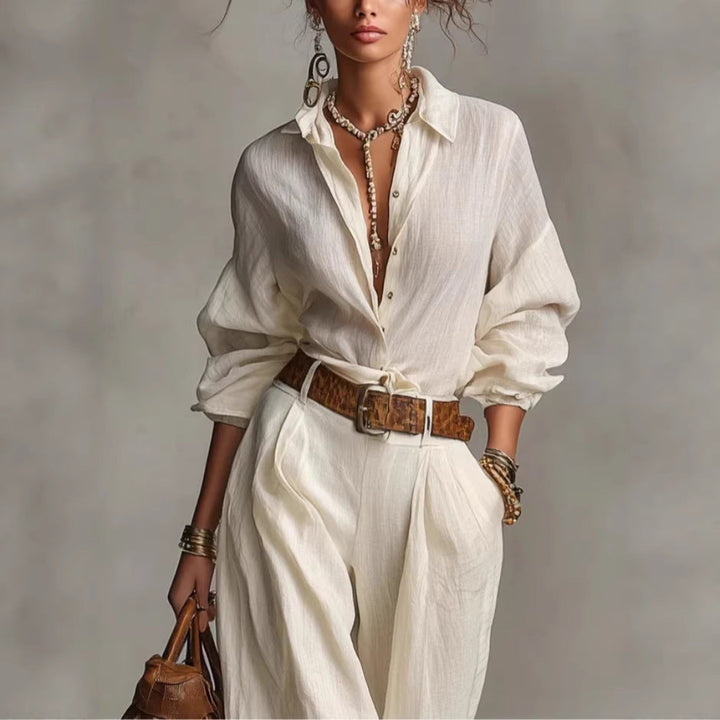Women Classic Linen Co Ord Artisio