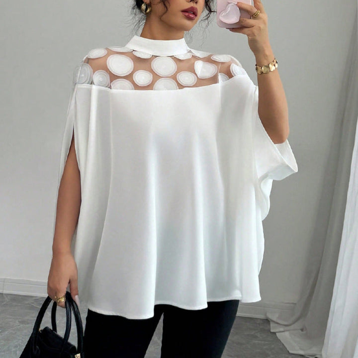 Women Elegant Poncho Top Artisio
