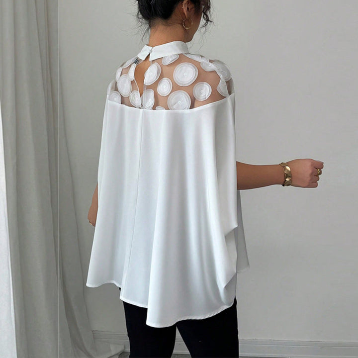 Women Elegant Poncho Top Artisio