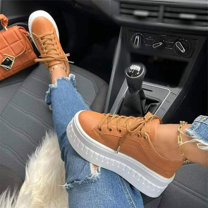 Women Elevated Sole Casual Sneakers Artisio