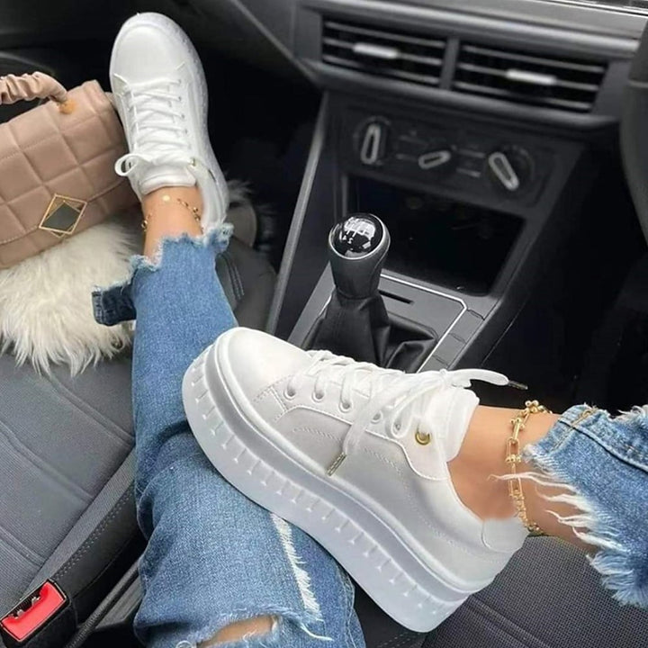 Women Elevated Sole Casual Sneakers Artisio