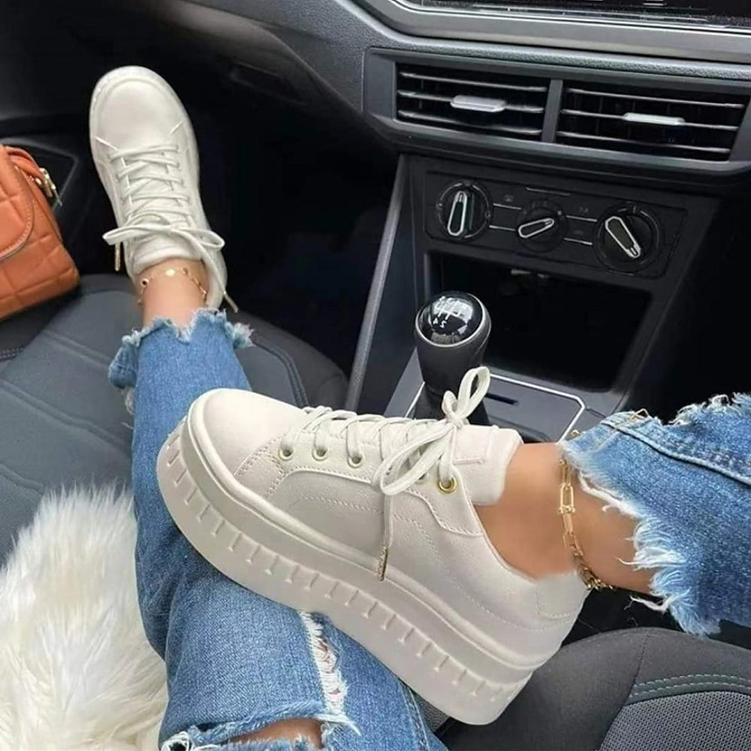 Women Elevated Sole Casual Sneakers Artisio