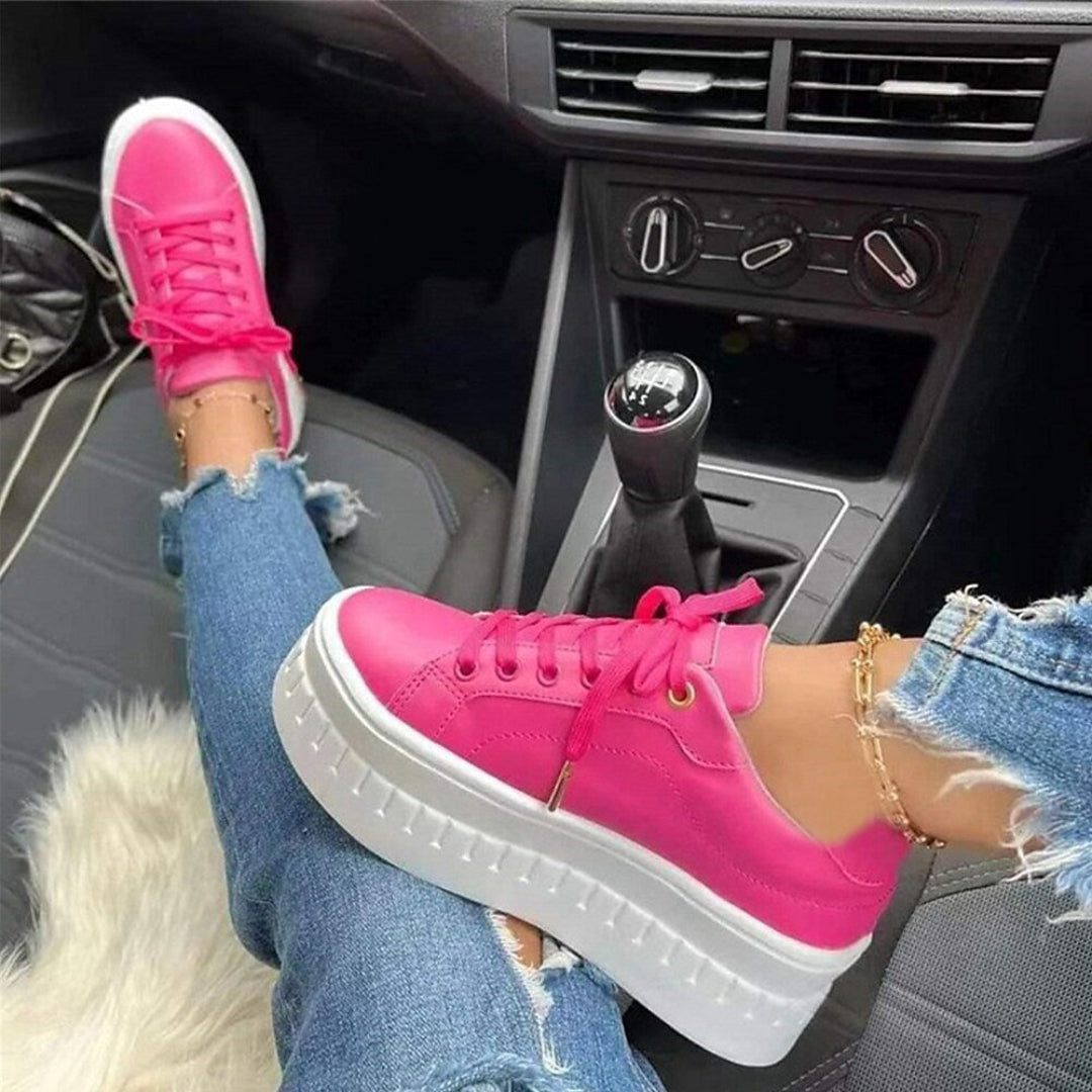 Women Elevated Sole Casual Sneakers Artisio