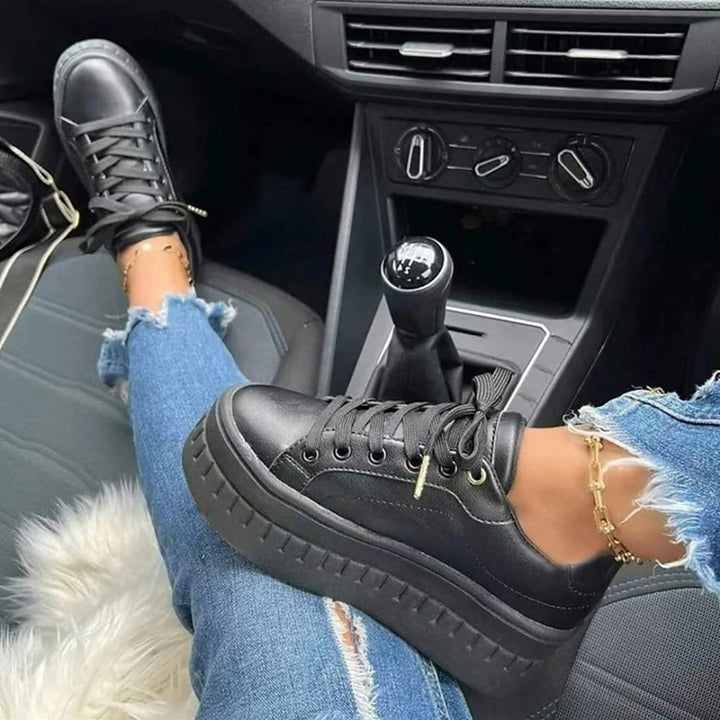 Women Elevated Sole Casual Sneakers Artisio