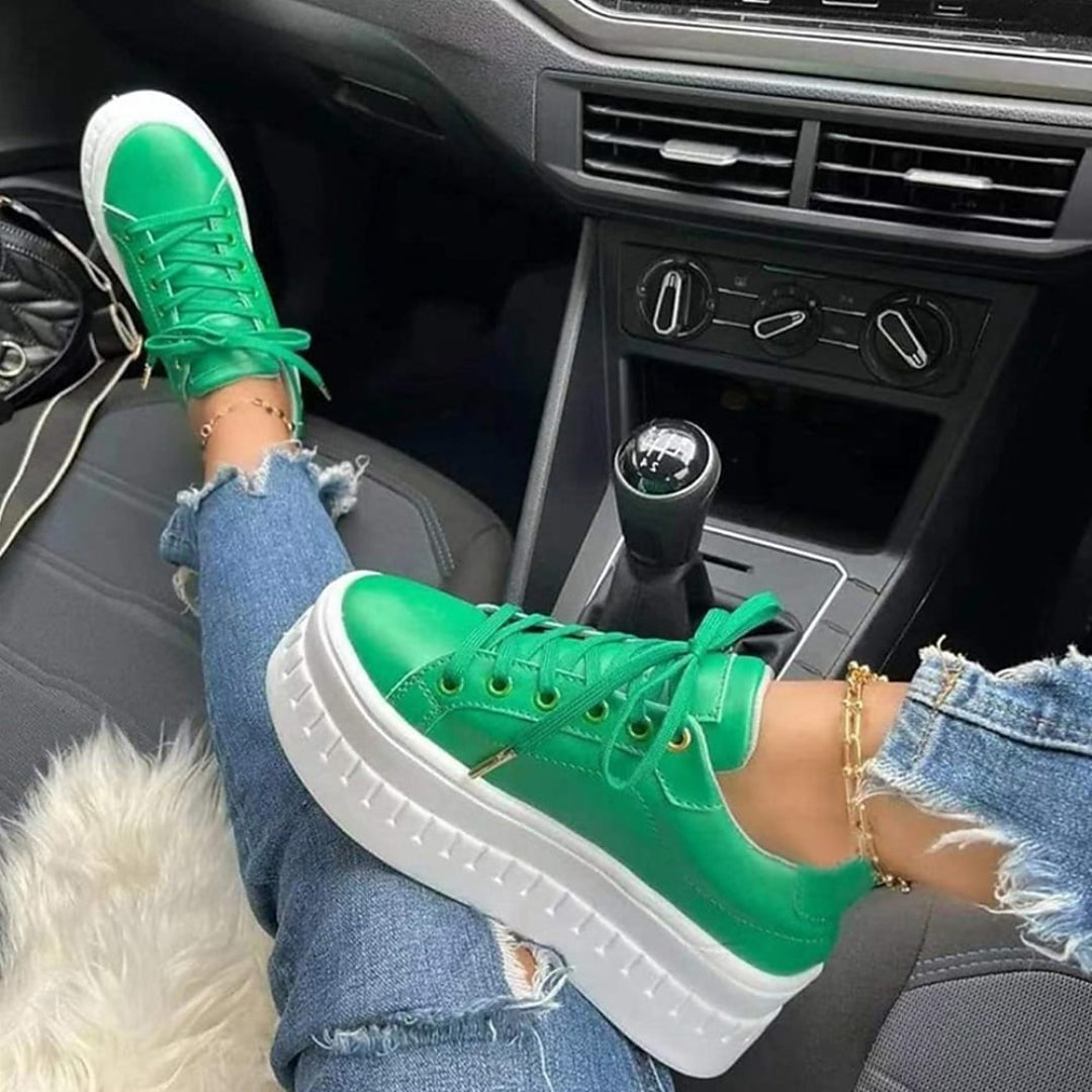 Women Elevated Sole Casual Sneakers Artisio