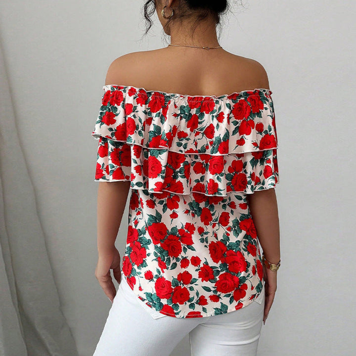 Women Floral Off Shoulder Top Artisio