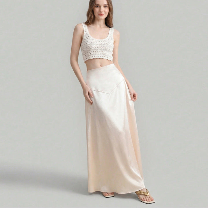 Women High Rise Maxi Skirt Artisio