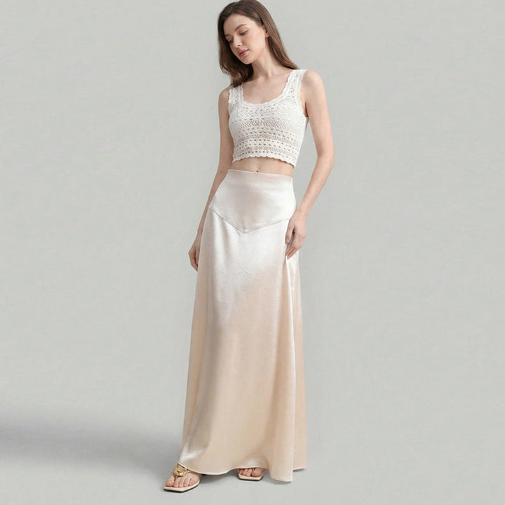 Women High Rise Maxi Skirt Artisio