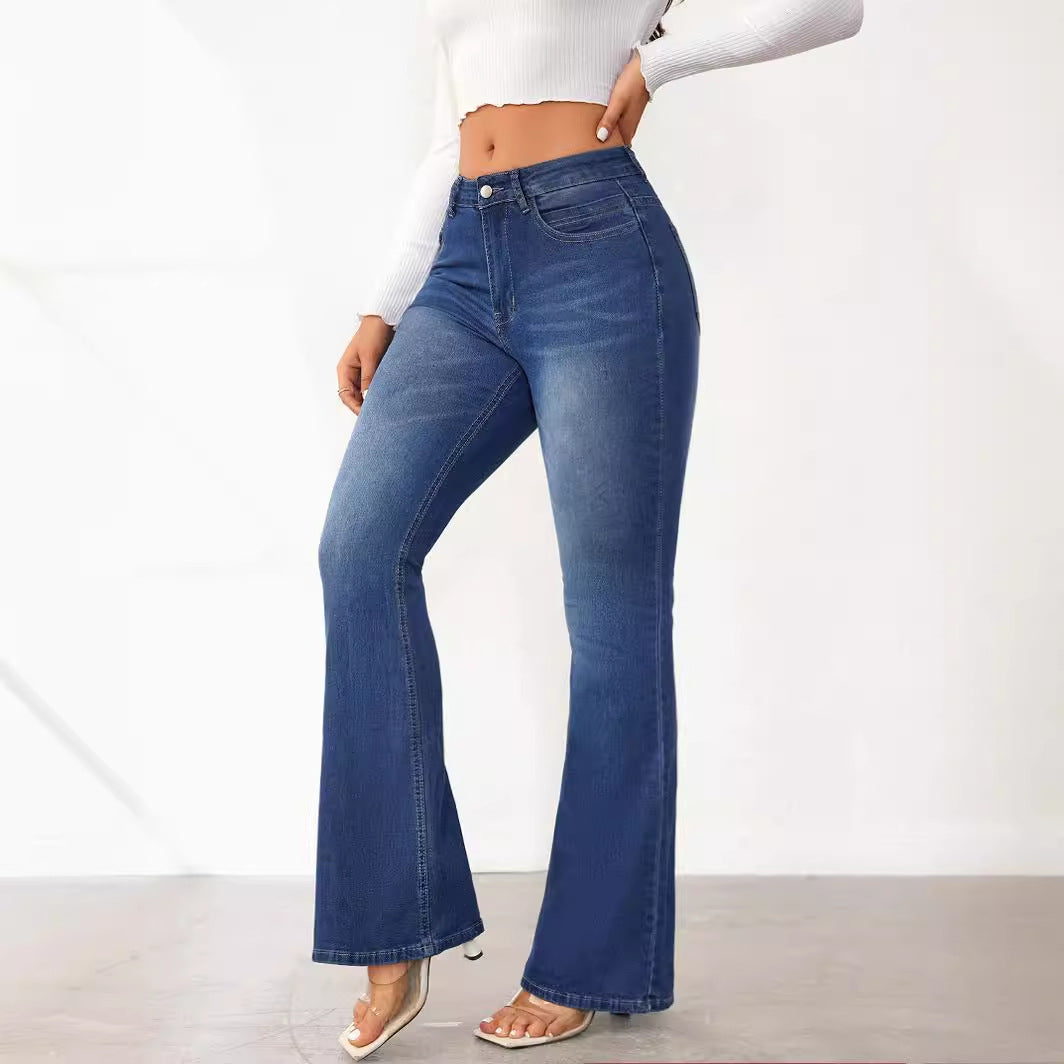 Women High Waist Flared Jeans Artisio