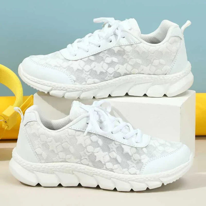 Women Lace Mesh Chunky Sneakers Artisio