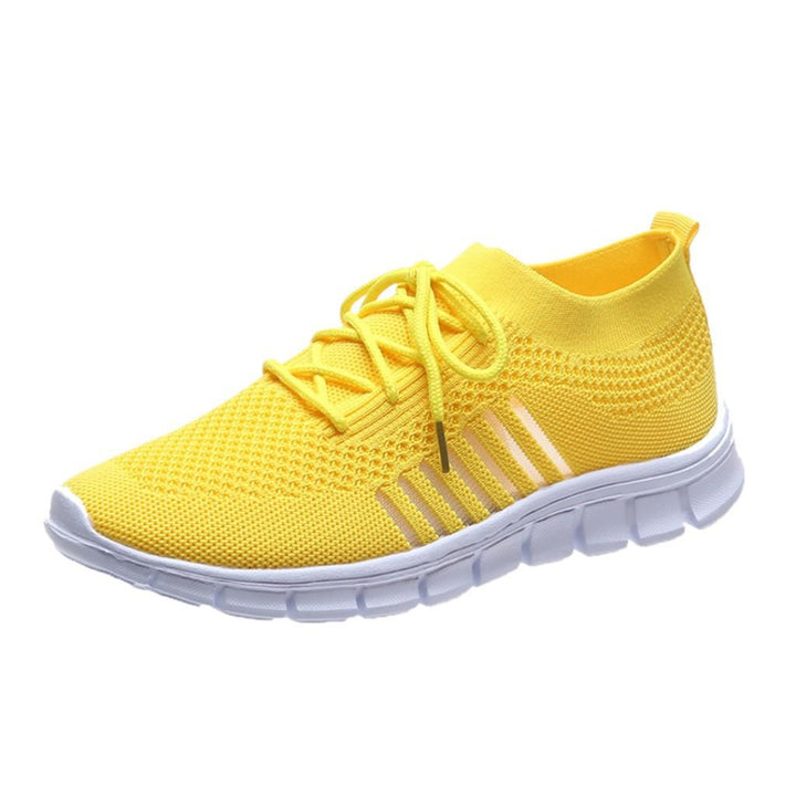 Women Lightweight Lace Up Sneakers Artisio