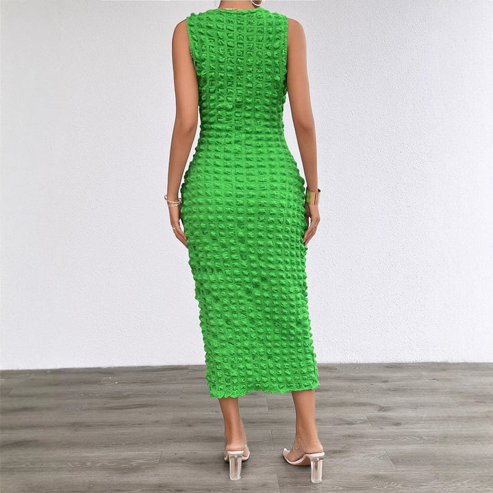 Women Lime Bubble Bodycon Dress Artisio