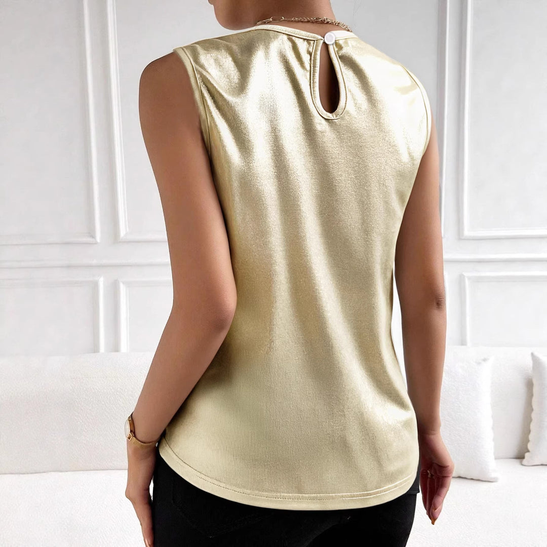 Women Metallic Sheen Top Artisio