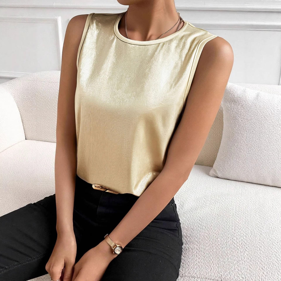 Women Metallic Sheen Top Artisio