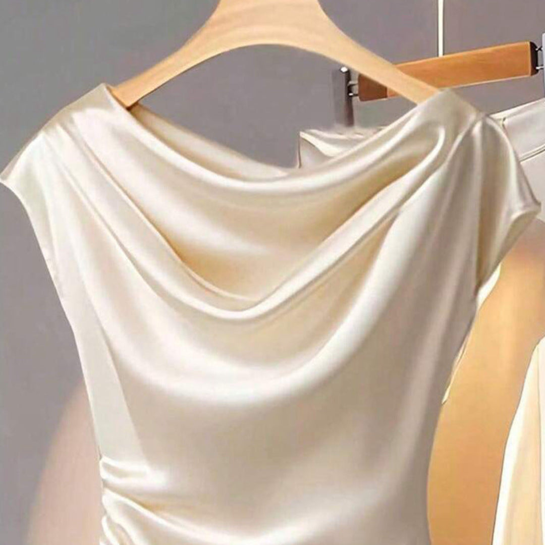 Women Minimal Draped Top Artisio