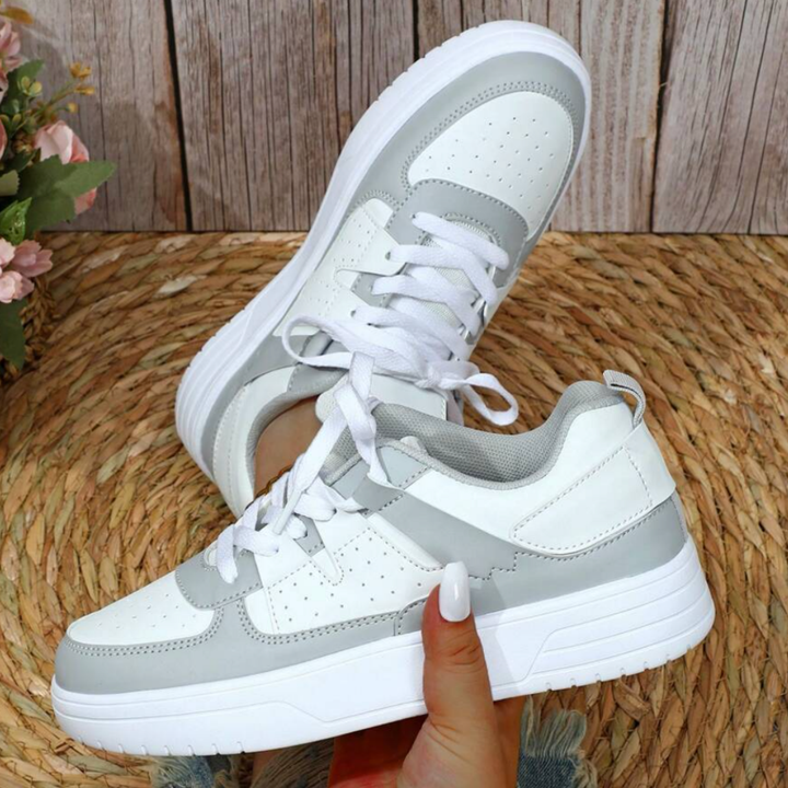 Women Pastel Color Block Sneakers Artisio