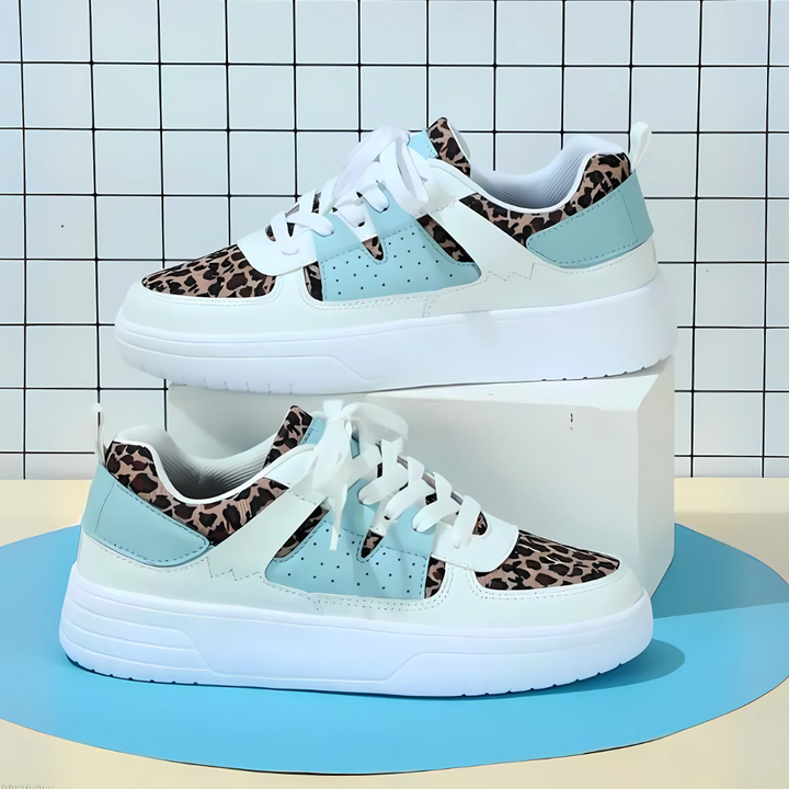 Women Pastel Color Block Sneakers Artisio