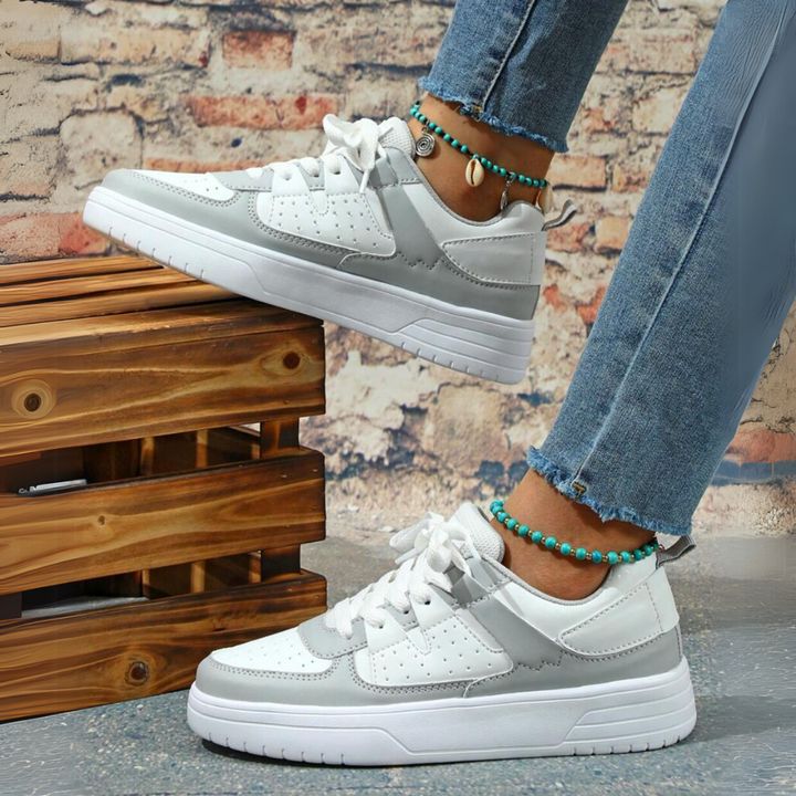 Women Pastel Color Block Sneakers Artisio