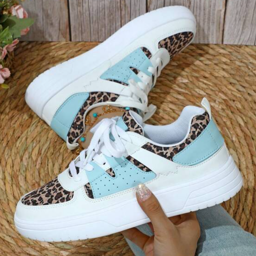 Women Pastel Color Block Sneakers Artisio