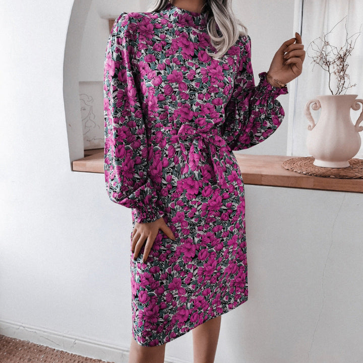 Women Pink Bloom Dress Artisio