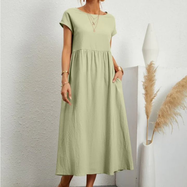 Women Relaxed Pocket Dress Artisio