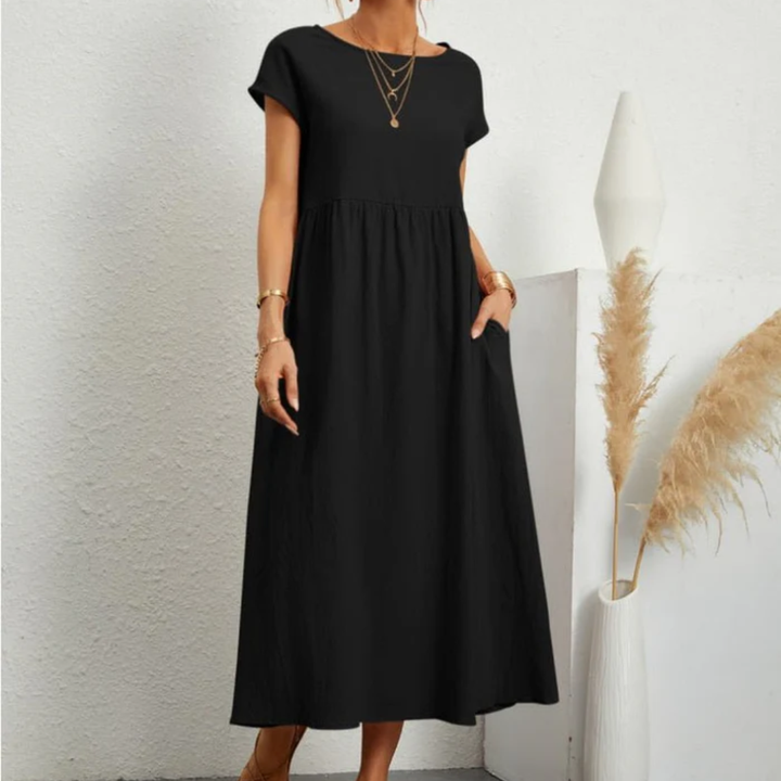 Women Relaxed Pocket Dress Artisio