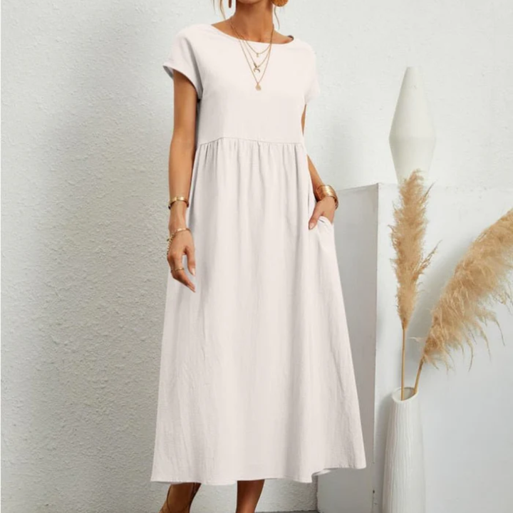 Women Relaxed Pocket Dress Artisio